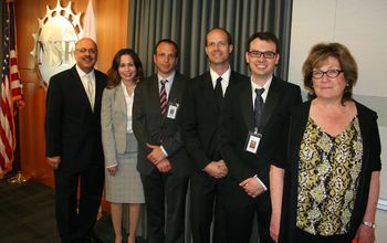 PECASE awardees with CISE's Farnam Jahanian and Suzi Iaconno